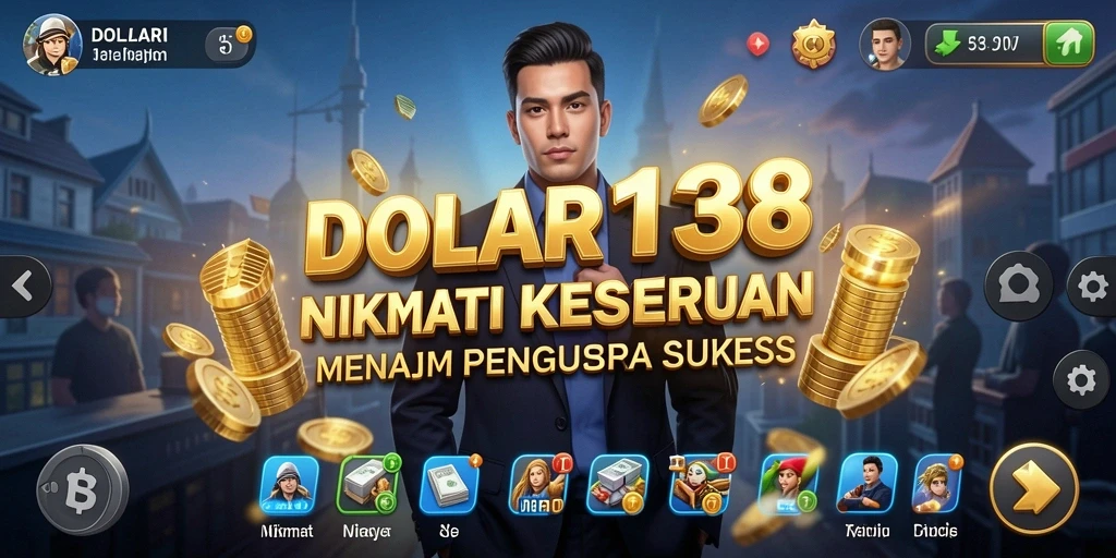 Screenshot menampilkan berbagai jenis bisnis dalam DOLAR138.