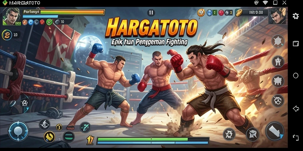 Gameplay HARGATOTO yang penuh aksi dan pertarungan tak terduga.