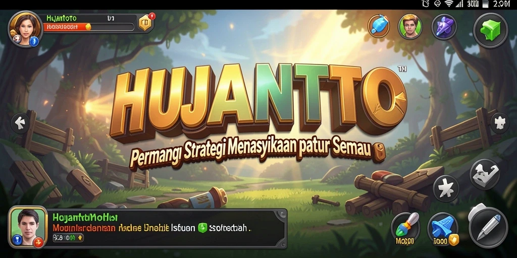Tampilan gameplay <strong>HUJANTOTO</strong> yang menarik dengan strategi mendalam.