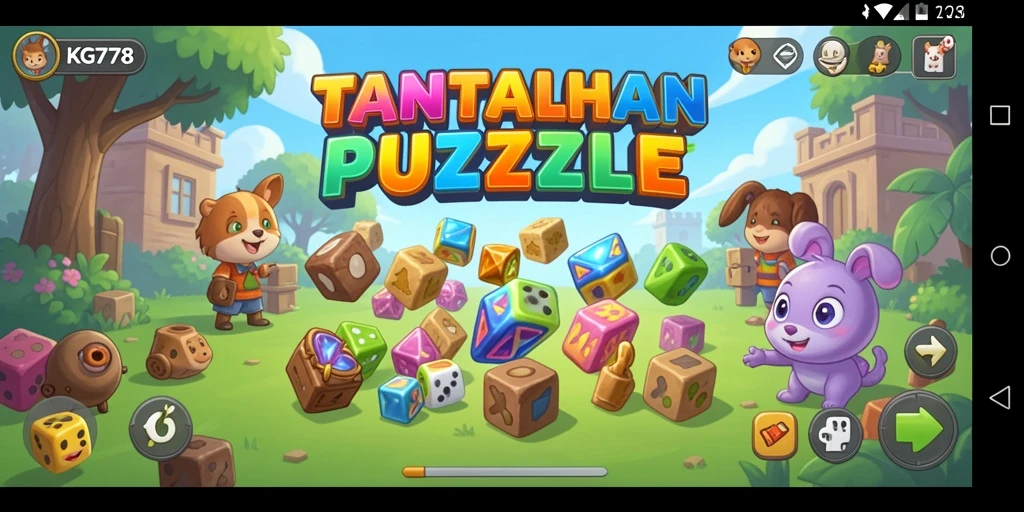 Tampilan gameplay KG778 dengan tantangan Puzzle yang menarik.
