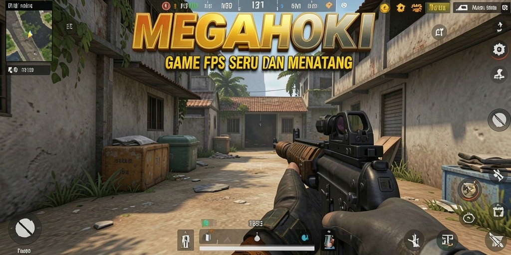 Tampilan gameplay MEGAHOKI yang seru dan menantang.