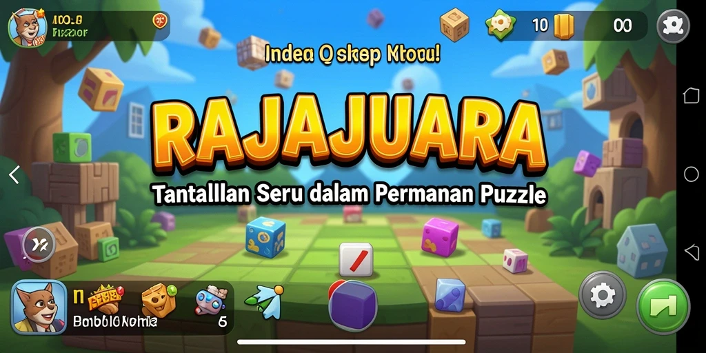 Gameplay seru dan menantang dari RAJAJUARA dalam permainan Puzzle.