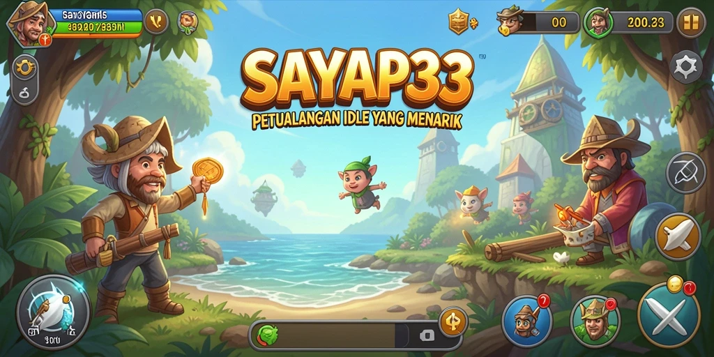 Tampilan menarik dari gameplay santai di SAYAP33.