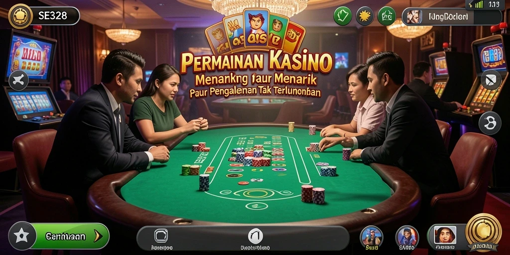 Screenshot SE328 menampilkan gameplay Kasino yang mendebarkan dan visual yang memukau.