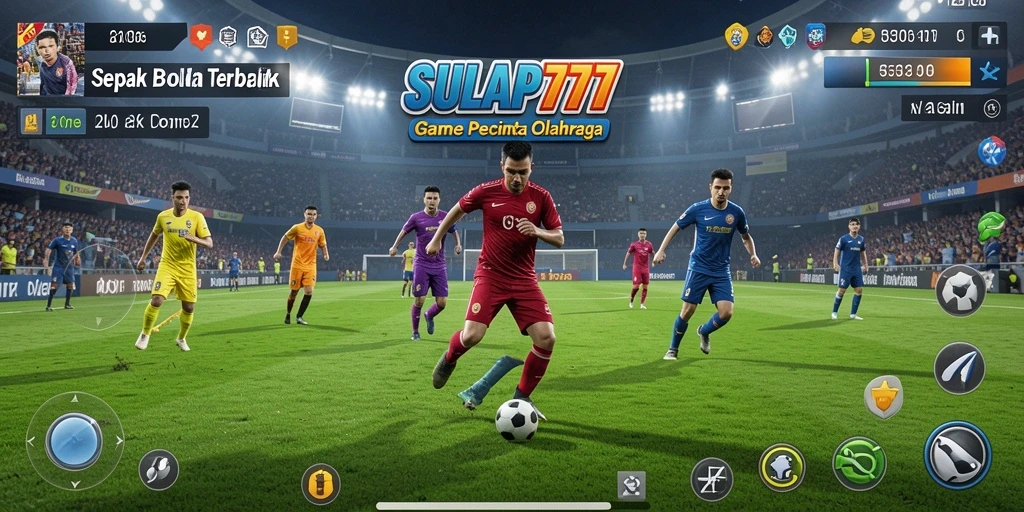 Tampilan gameplay seru di SULAP777 saat tim beraksi di lapangan.
