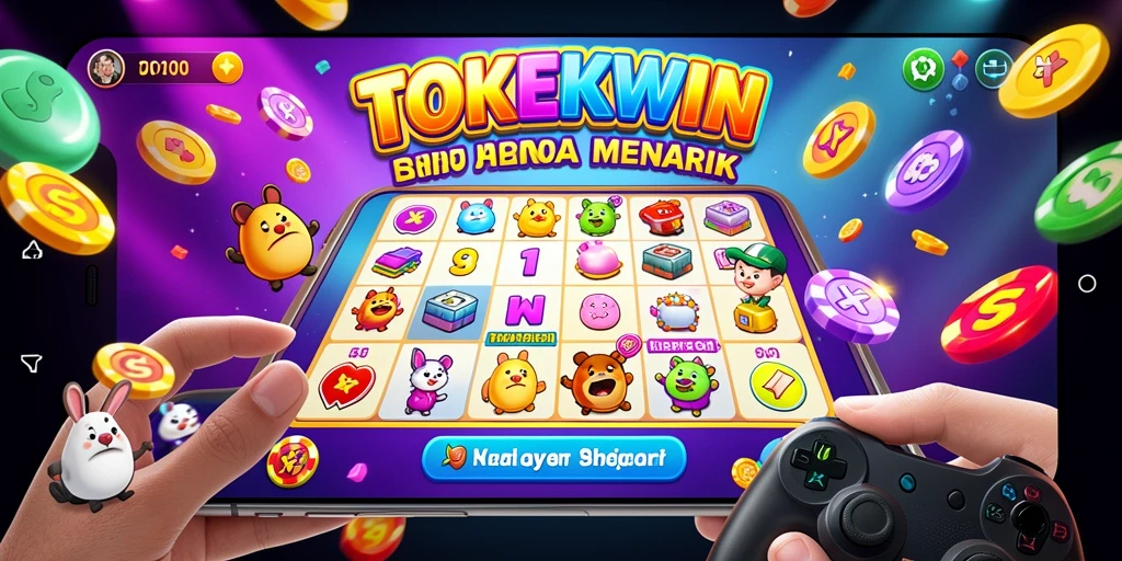 Tampilan menarik dari gameplay Bingo di TOKEKWIN.