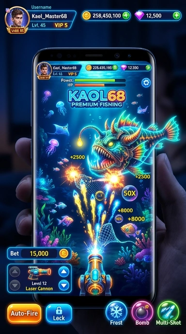 Screeshot proses pengunduhan di aplikasi kaol68 yang cepat.